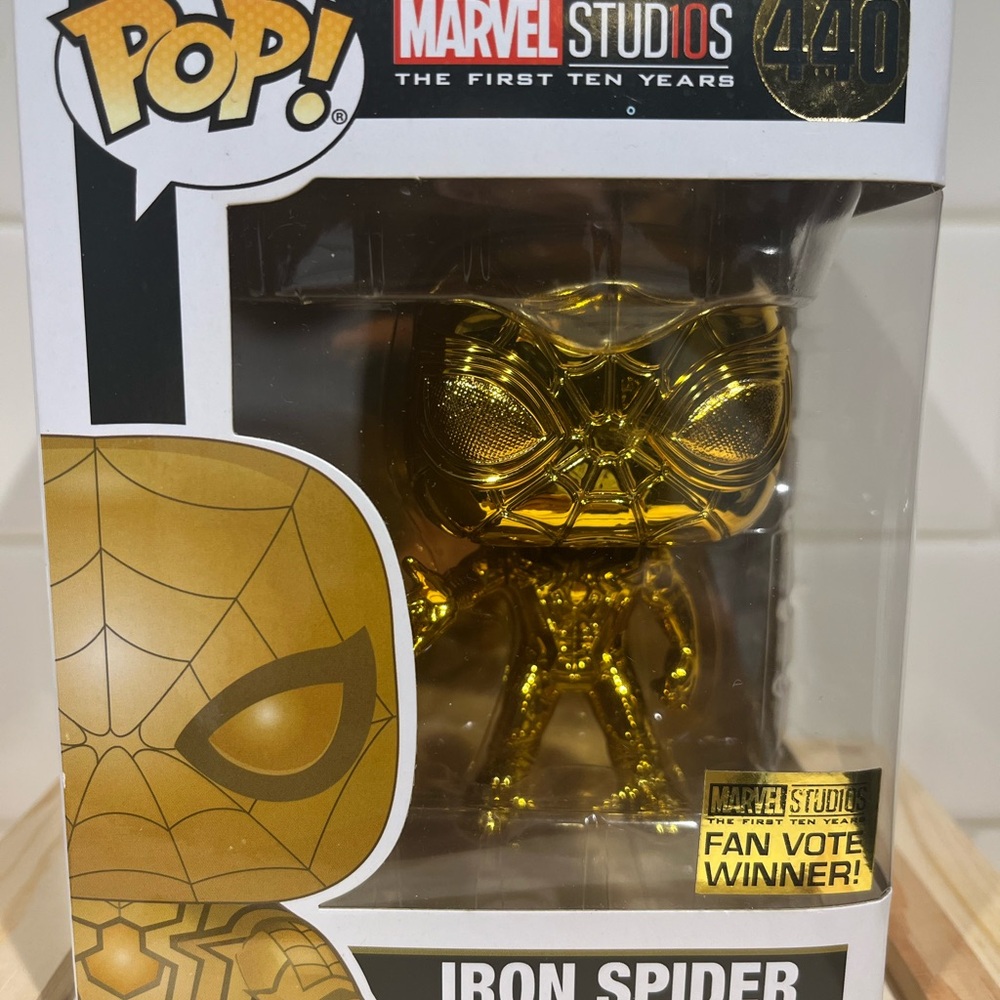Funko Pop! Marvel Studios Iron Spider Gold Figure
